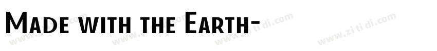 Made with the Earth字体转换